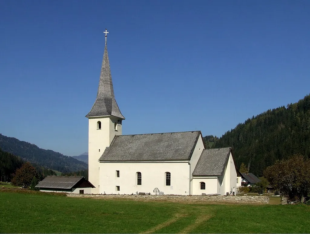 Kath. Pfarrkirche hl. Jakob der Ältere und Friedhof, Metnitz
