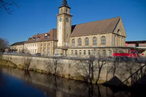 station building at Zeitz station