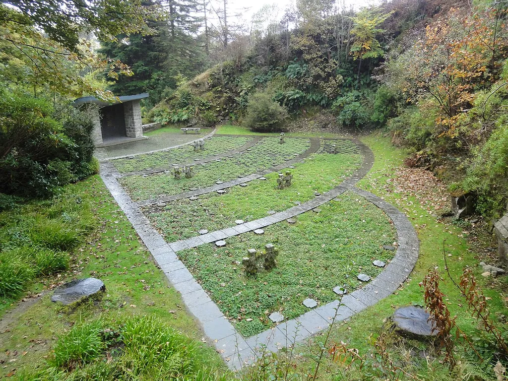 Soldatenfriedhof Glencree - Überblick über das Gräberfeld