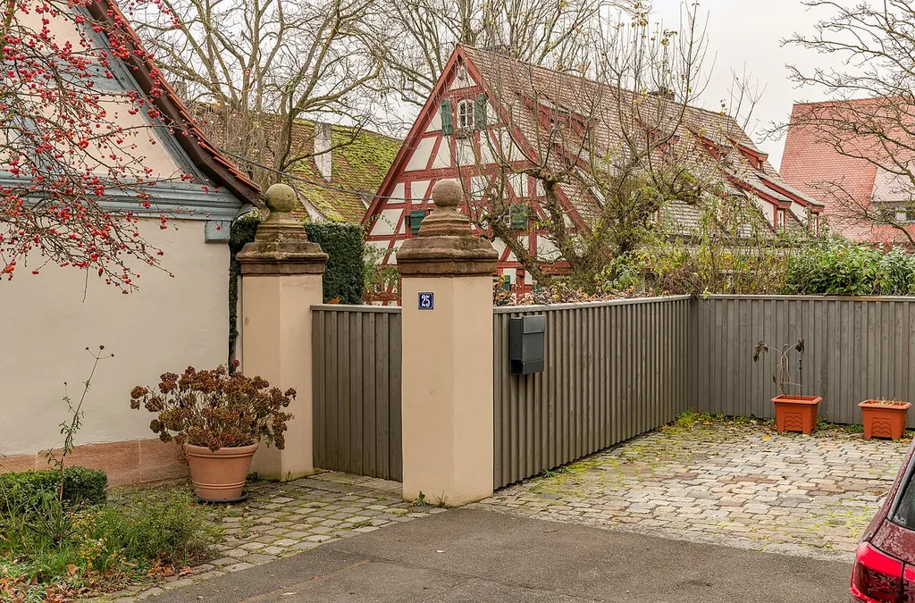 Hofeinfahrt Großgründlacher Hauptstraße 23 in Nürnberg
