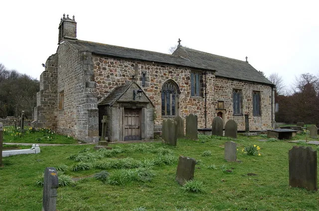 All Saints' parish church, Weston, West Yorkshire, seen from the southwest