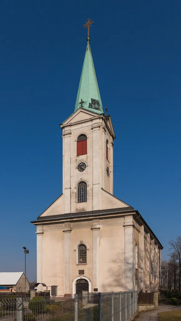 Lutheran church. Drogomyśl, Silesian Voivodeship, Poland.