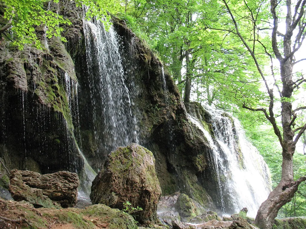 Etropole Waterfall near Etropole Monastery, Bulgaria