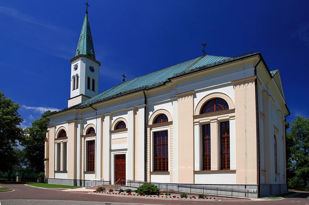 Ustroń, lutheran church of the Apostle James, build in 1838