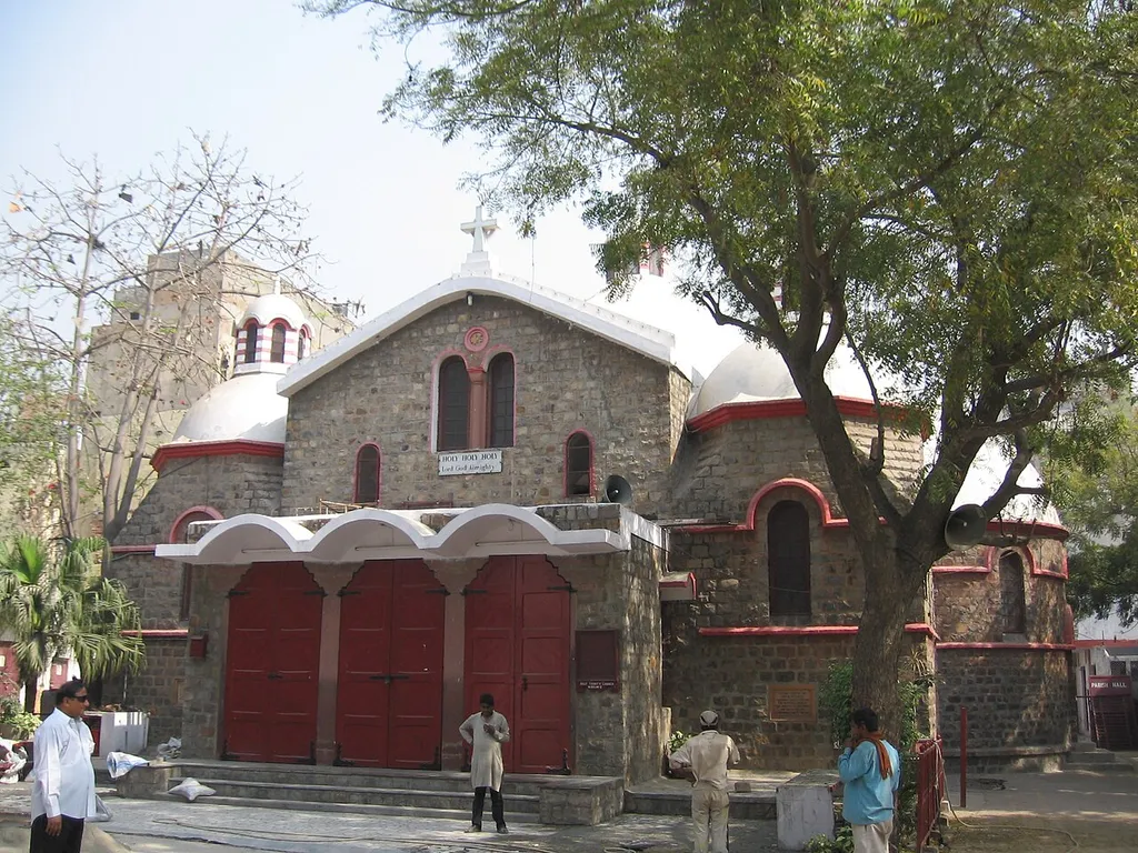 The Holy Trinity Church at Turkman gate (Delhi), the oldest Christian Church in Old Delhi.