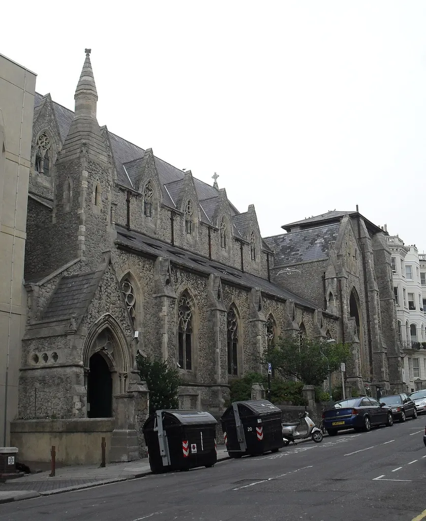 St Patrick's Church, Cambridge Road, Hove, City of Brighton and Hove, England. Built and opened in 1858. Listed at Grade II by English Heritage (IoE Code 365505)