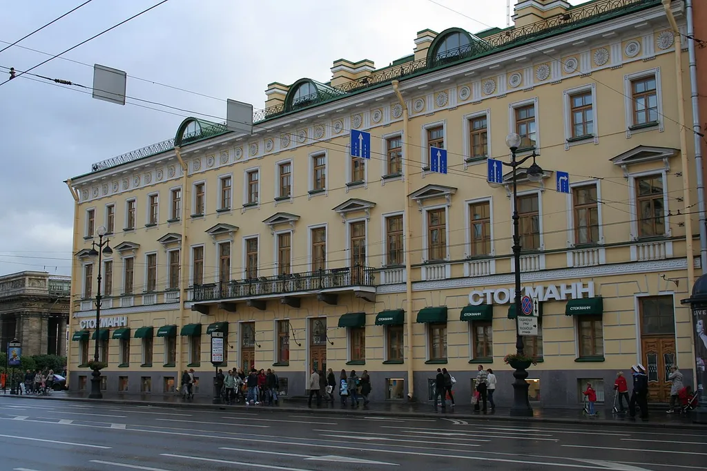 The Nevsky Prospekt in Saint Petersburg. House number 25.