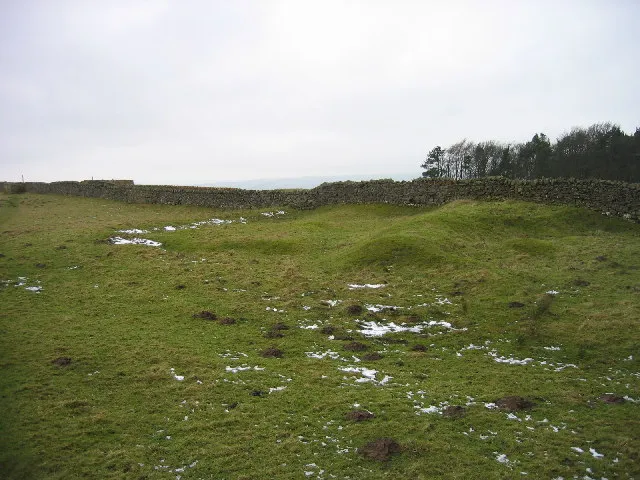Milecastle 24, Hadrian's Wall. This is the site of a Roman Milecastle.