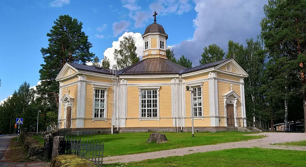 Church in Sumiainen, Finland.