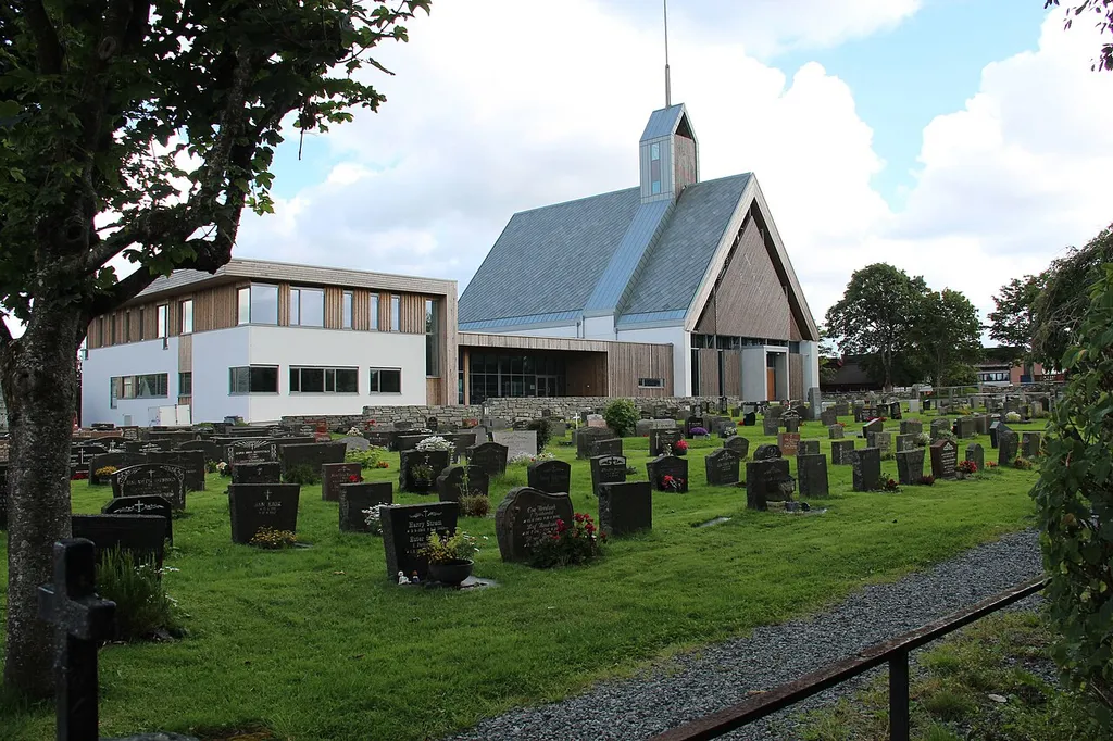 Kopervik kirke, vigslet 2017. Foto: Bertha Aarø, fra Riksantikvarens Kulturminnesøk.