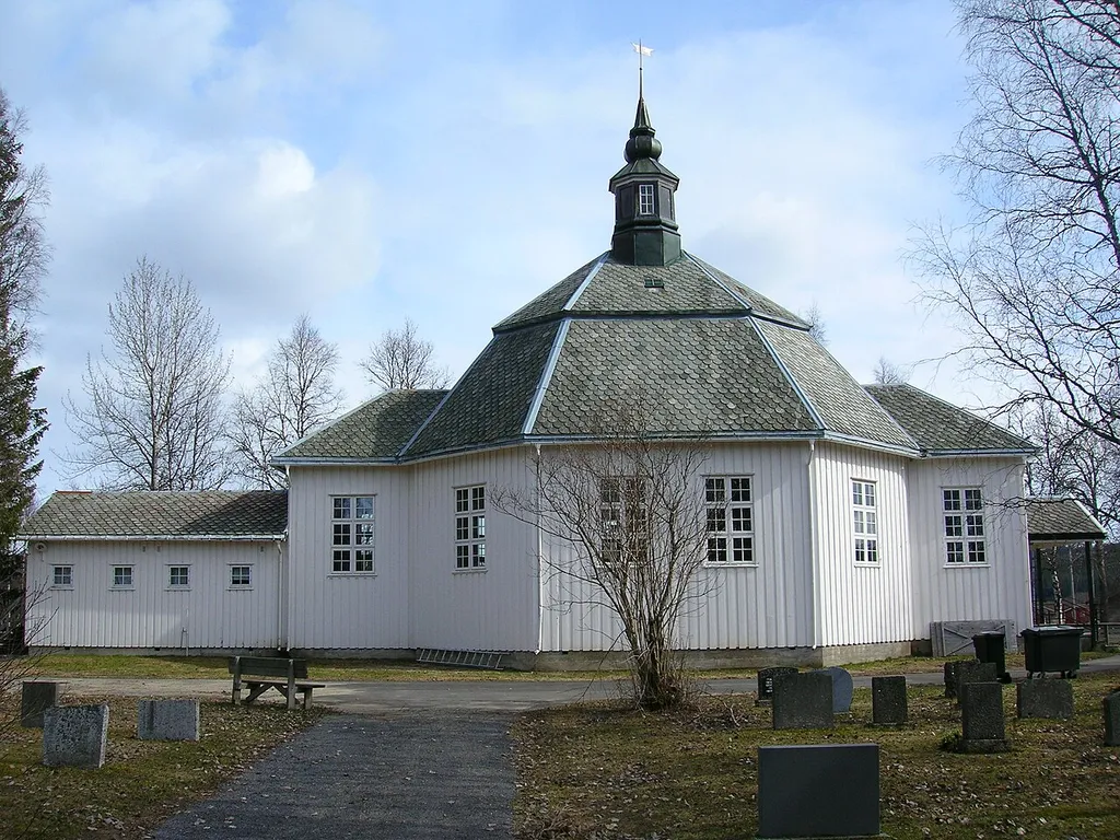 Røssvoll church, Rana municipality, Nordland, Norway, Photo May 10, 2007 with a Nikon Coolpix 5600 5,1 Megapixel camera.