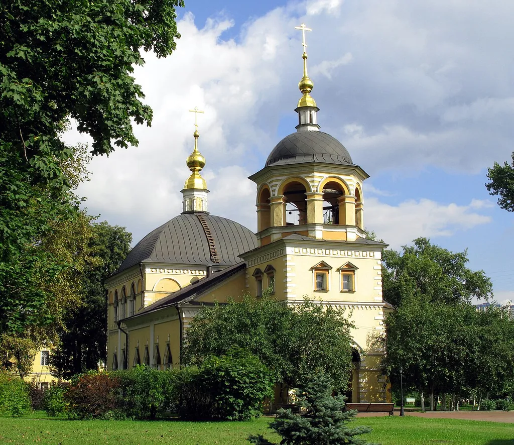 Church of the Exaltation of the Holy Cross in Preobrazhenskoye Cemetery