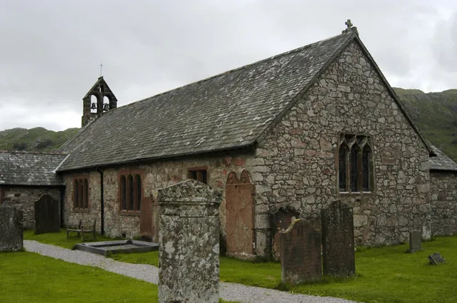 St Catherine's parish church, Boot, Eskdale, Cumbria, seen from the southeast
