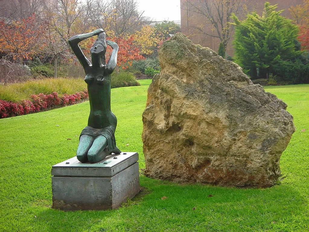 Sculpture Sofia 1970 by Herman Hohaus at La Trobe University Sculpture Park in Melbourne/Australia