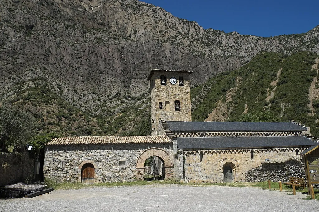 Kloster Santa María de Alaón in Sopeira in der Provinz Huesca (Aragón/Spanien)