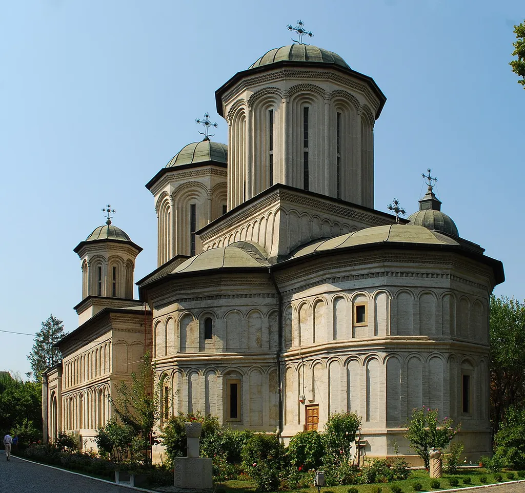 Church of the Radu Vodă monastery in Bucharest, Romania