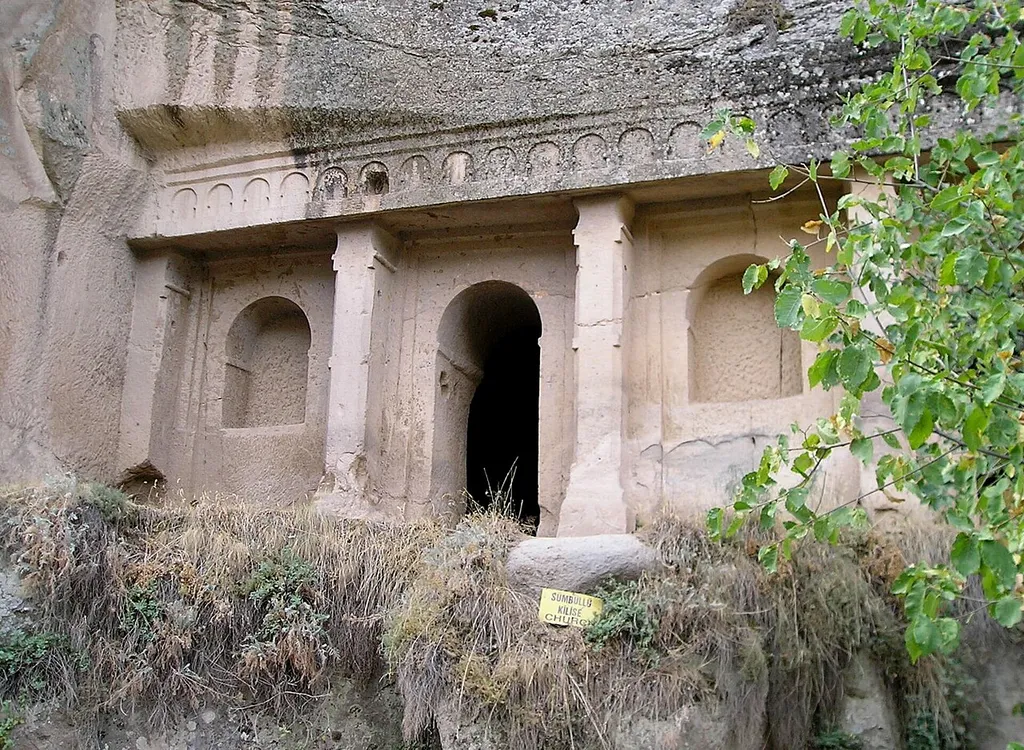 The Sümbüllü Kilise in Ihlara Valley.