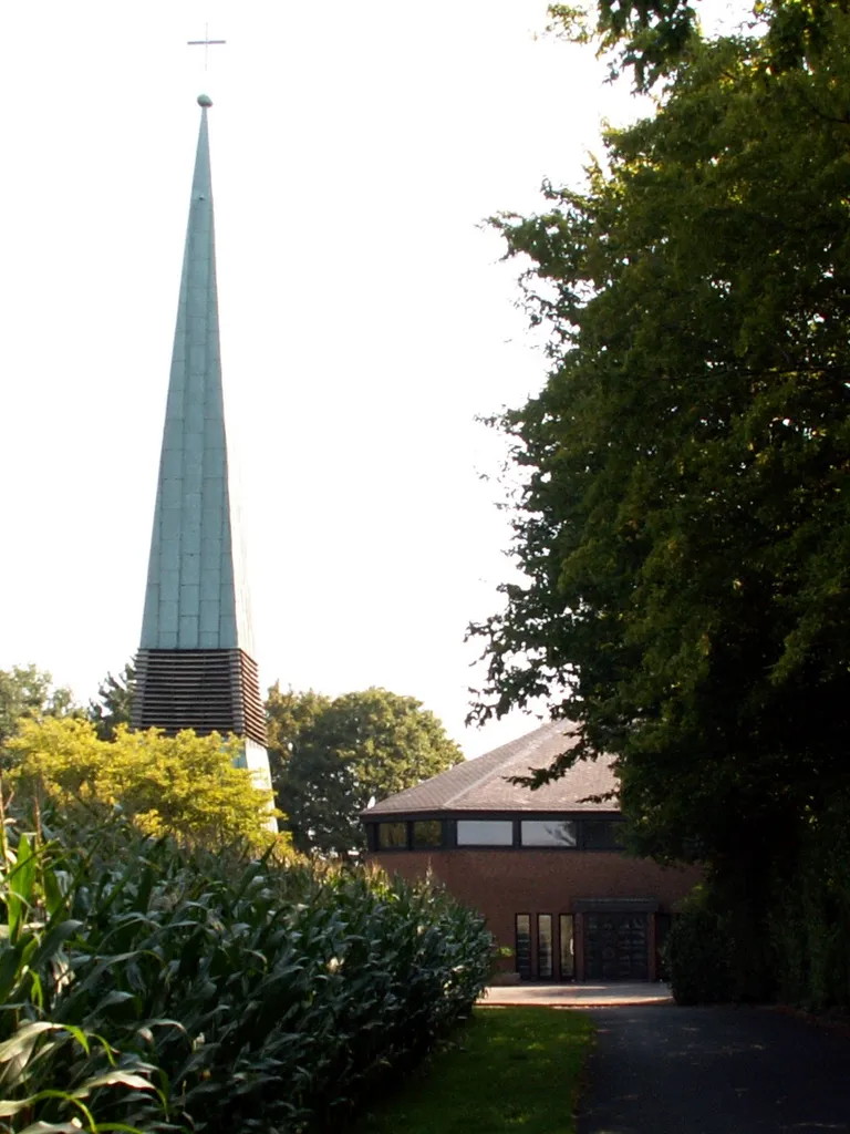 ev. Lukaskirche in Löhne, Stadtteil Gohfeld, Ortschaft Wittel, Ansicht von Westen