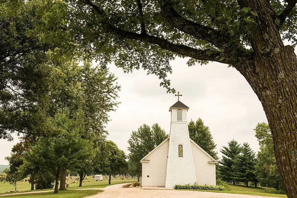 St. Patrick's Catholic Church was built in 1868 as part of the Irish Settlement in Madison County which started in the 1850s. The parish covered much territory, about the same as the entire Diocese of Des Moines today. St. Patrick's was honored in 1979 by a visit from Pope John Paul II.