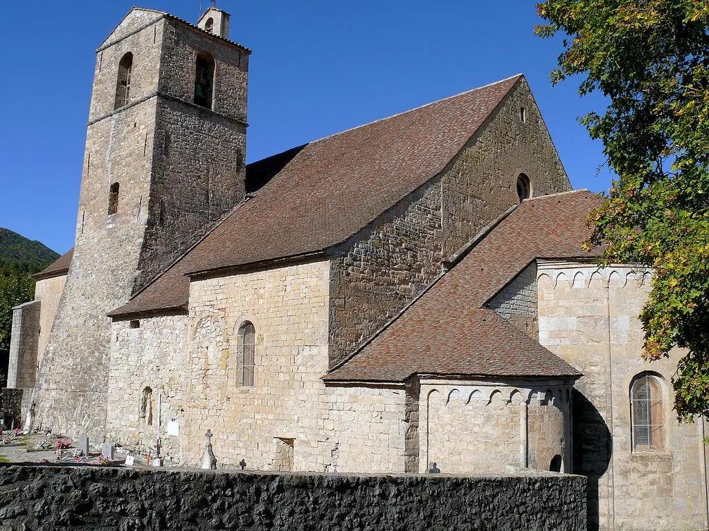 Senez - Cathédrale Notre-Dame-de-l'Assomption - Ensemble côté sud