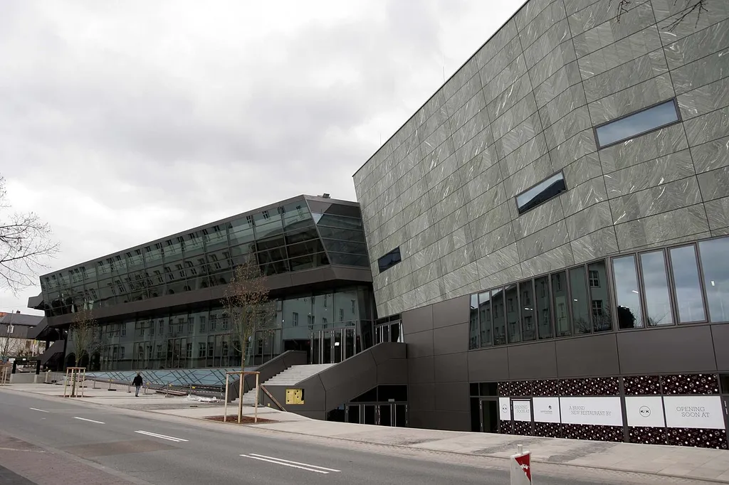 The darmstadtium Science &amp; Congress Center in Darmstadt, Hesse, Germany