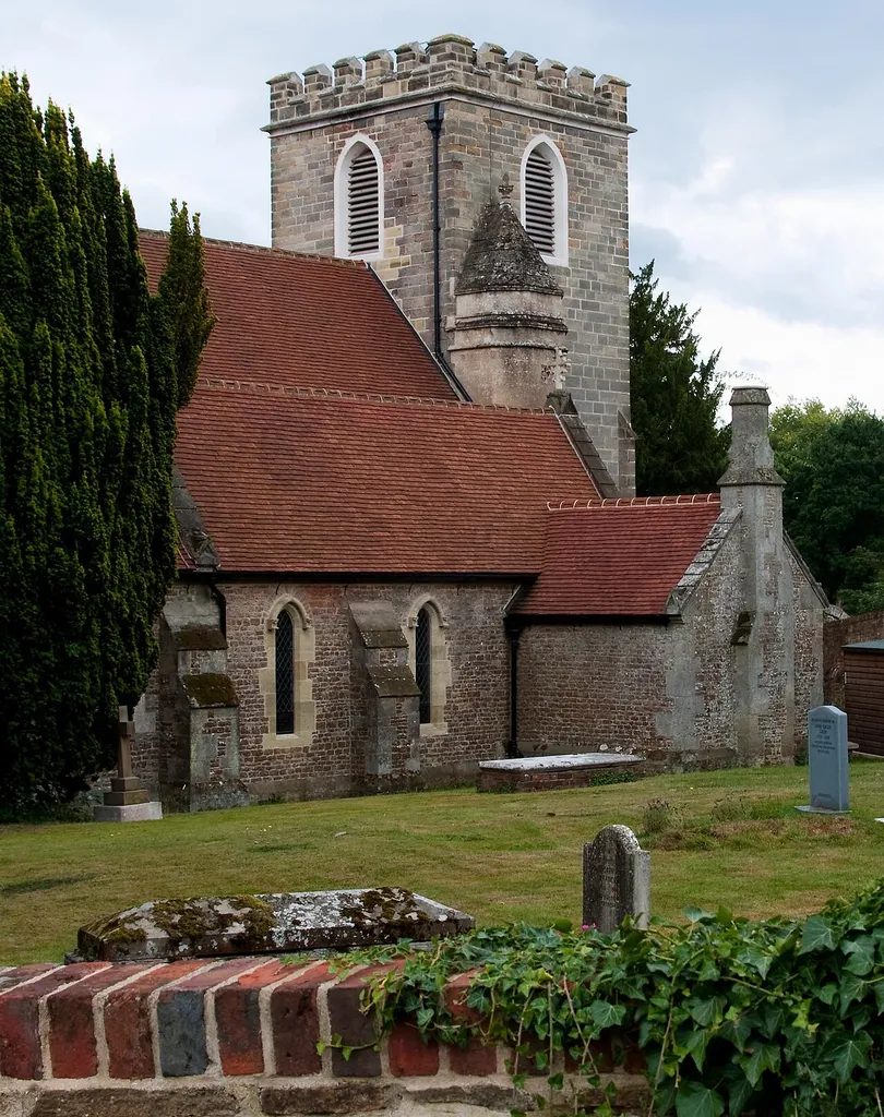 Church of St Nicholas Viewed from the road, looking Southwest