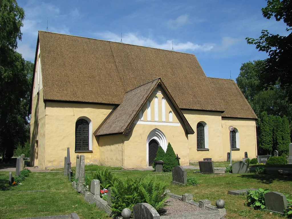 Ärentuna kyrka norr om Uppsala.