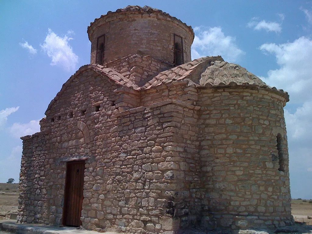 The ancient church of St. Evphemianos in Lysi, Cyprus. Picture taken in June 2010