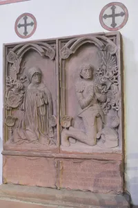 Grabmal für Diether von Handschuhsheim († 1487) und seine Frau Margaretha von Frankenstein († 1483)