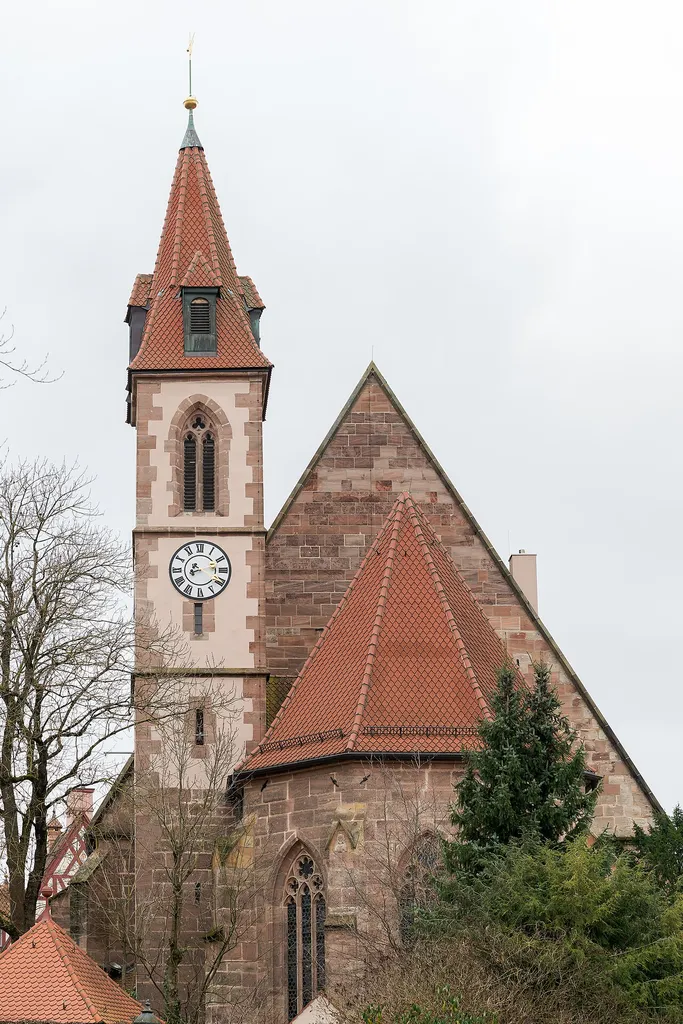 Nürnberg: Kirchenberg 15, St. Nikolaus und Ulrich, von Osten
