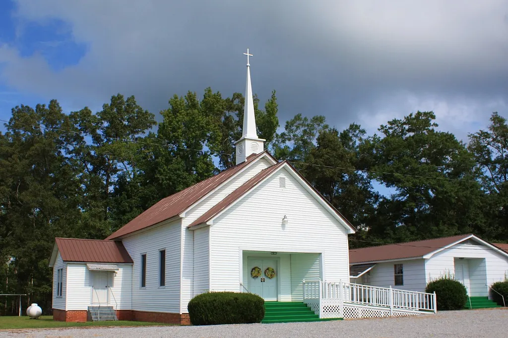 County Line Baptist Church in Arlington, Wilcox County, Alabama.