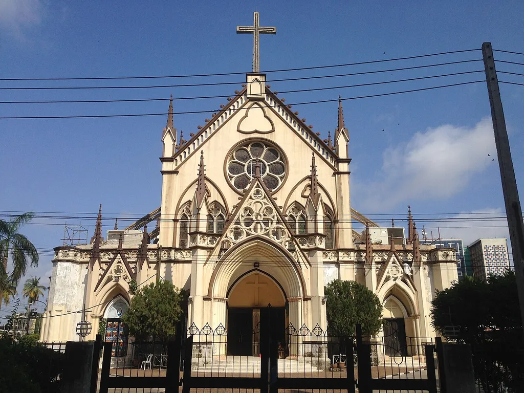 Facade of the Holy Cross Cathedral, Lagos Island