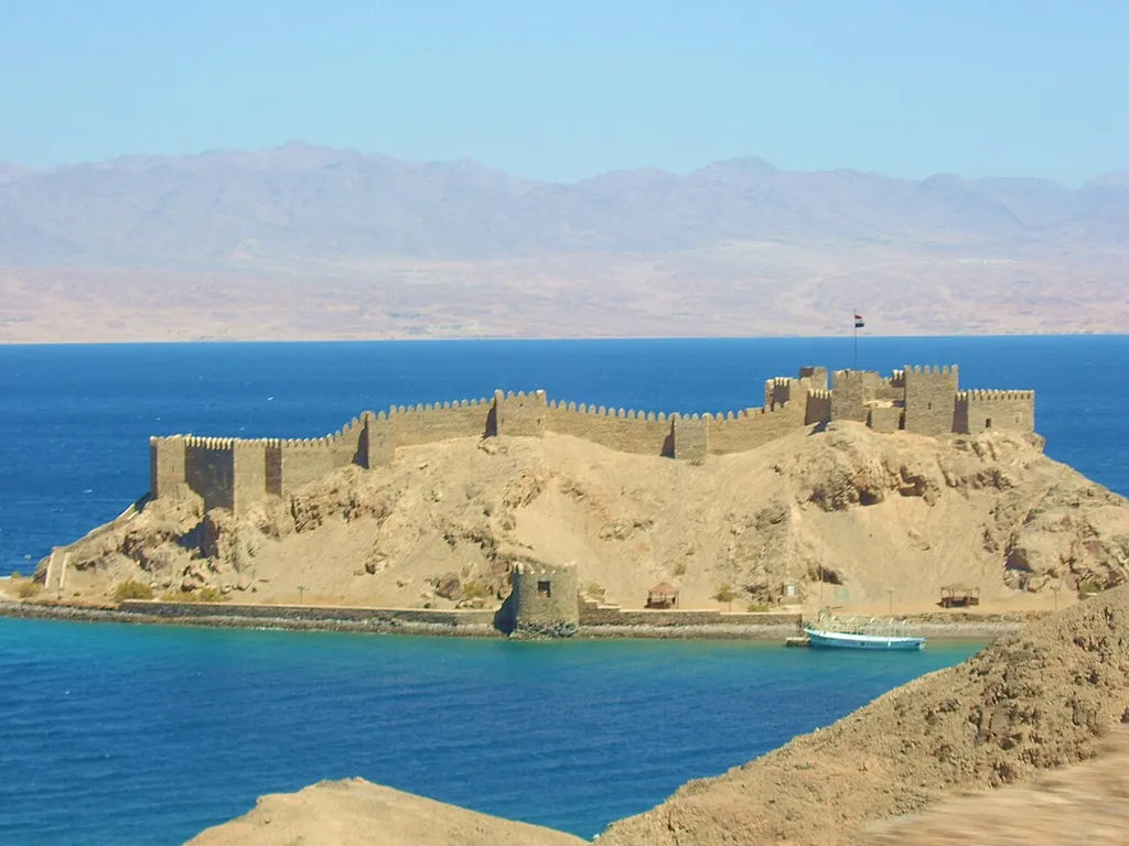 Saracens' citadel on Pharaoh's Island