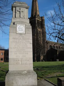 Aston War Memorial To The 8th Battalion, The Warwickshire Regiment