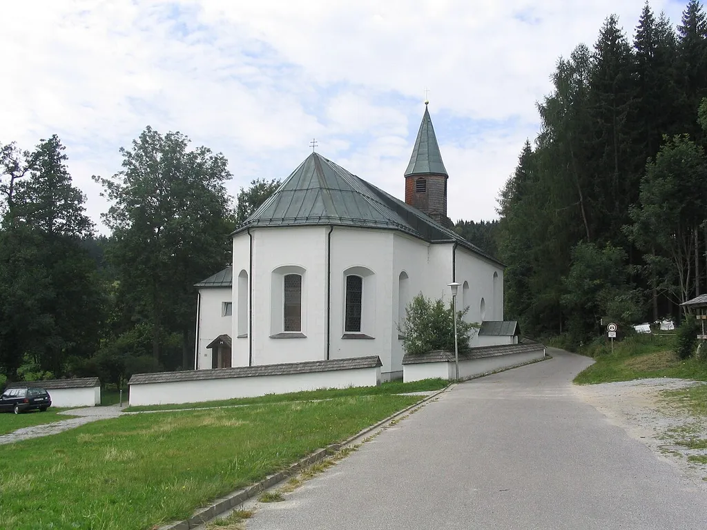 Bischofsmais, Wallfahrtskapelle St. Hermann, aufgenommen am 28.07.2007 von Dr. Hagen Graebner