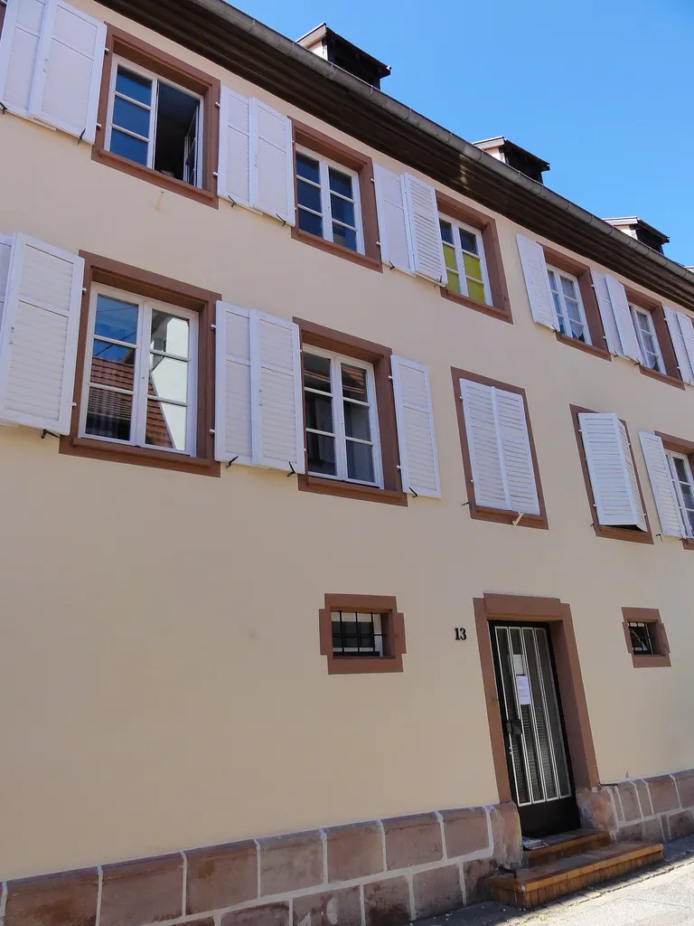 Alsace, Bas-Rhin, Wissembourg, Ancien Couvent d'Augustins, 13 rue de l'Etoile, rue des Augustins. This building is indexed in the base Mérimée, a database of architectural heritage maintained by the French Ministry of Culture, under the reference IA67008052 . brezhoneg ∙ català ∙ Deutsch ∙ English ∙ español ∙ Esperanto ∙ euskara ∙ français ∙ italiano ∙ magyar ∙ Nederlands ∙ português do Brasil ∙ português ∙ română ∙ sicilianu ∙ slovenščina ∙ suomi ∙ svenska ∙ Ελληνικά ∙ беларуская (тарашкевіца) ∙ македонски ∙ русский ∙ українська ∙ বাংলা ∙ 中文 ∙ +/−