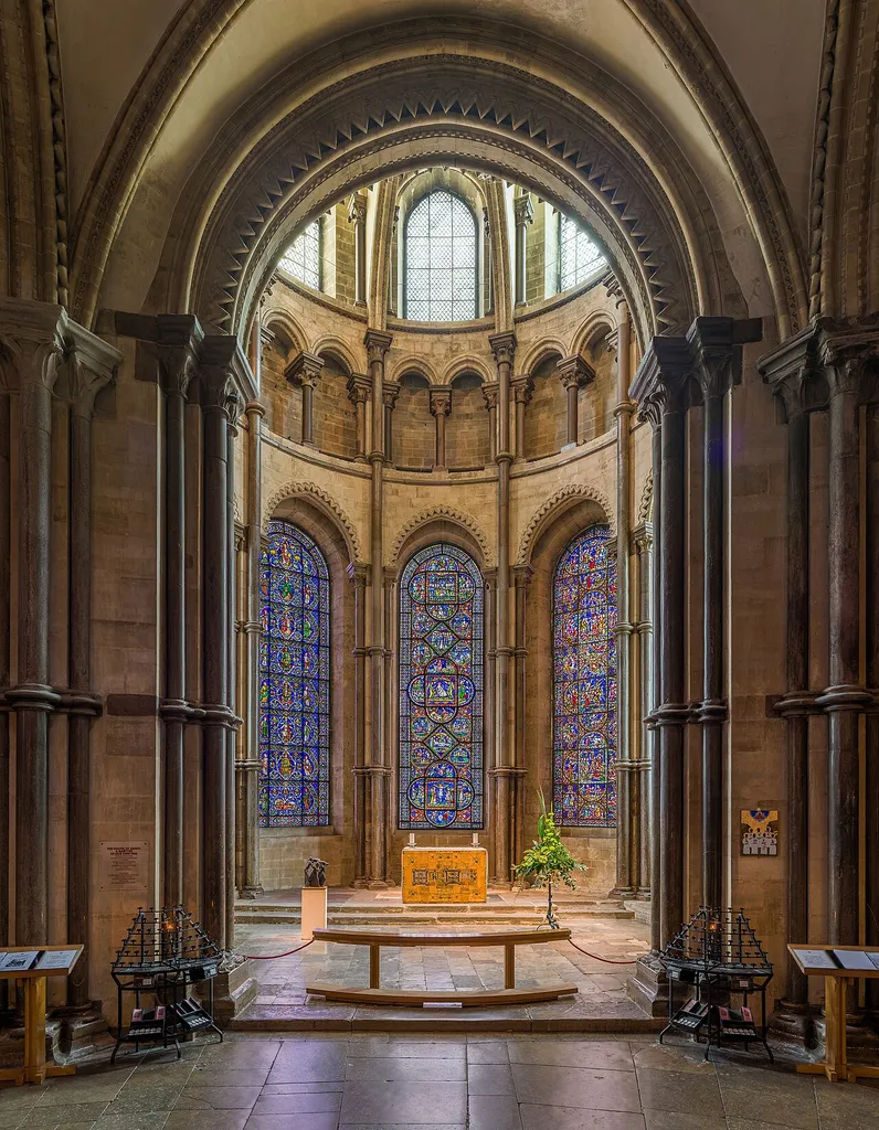 Becket's Crown, the eastern most point of Canterbury Cathedral in Kent, England.