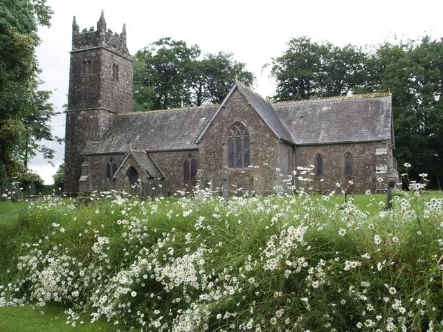 SS Peter and James parish church, Halwill, Devon, seen from the south