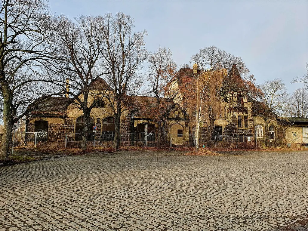 Bahnhofsgebäude Leipzig-Schönefeld
