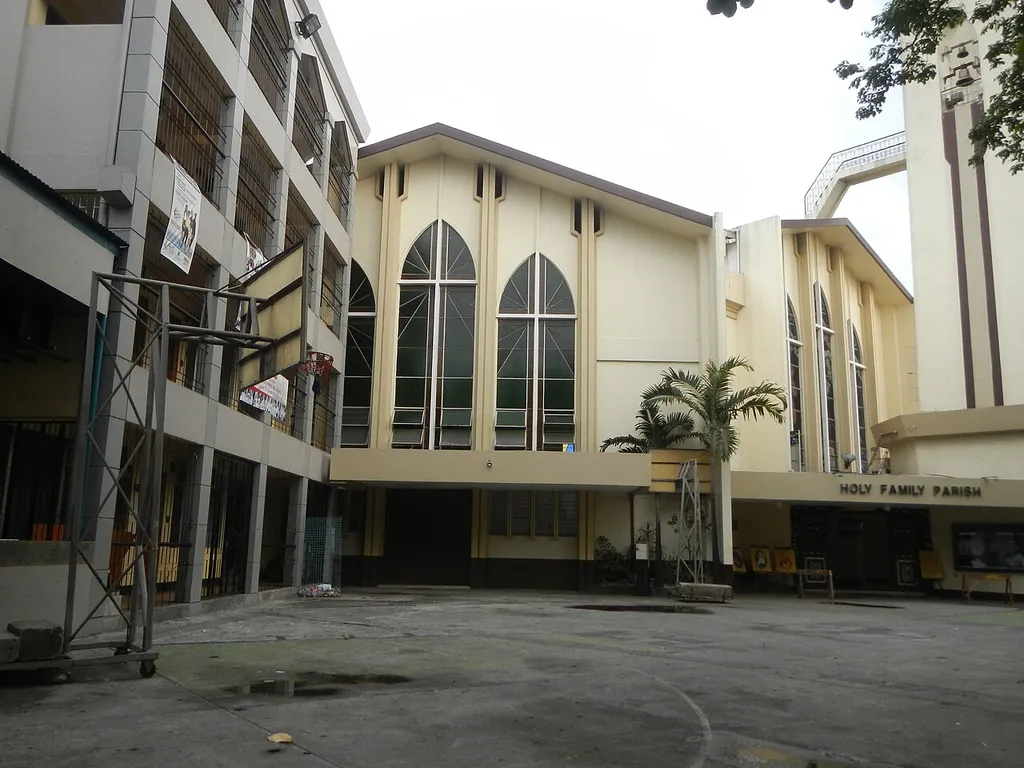 Holy Family Parish Church (Roxas District, Quezon City) Vicariate of the Holy Family Founded 1953 Roman Catholic Diocese of Cubao in Legislative districts of Quezon City District 4, Barangays of Quezon City Barangay Roxas, Roxas District, Quezon City (along Epifanio de los Santos Avenue (West Avenue-North Avenue-Roosevelt Avenue, Quezon City section) of EDSA (road) Epifanio de los Santos Avenue Highway 54).