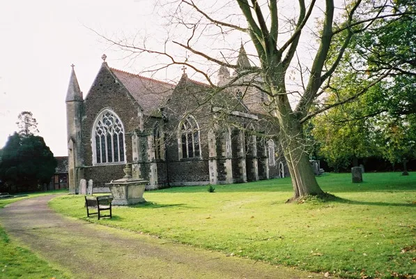 Church of England parish church of St Michael and all Angels, Warfield, Berkshire: view from the northeast