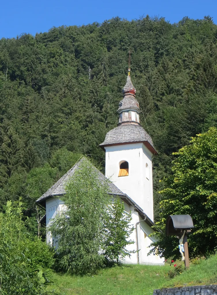 Saint Brice's Church in Četena Ravan, Municipality of Municipality of Gorenja Vas–Poljane, Slovenia