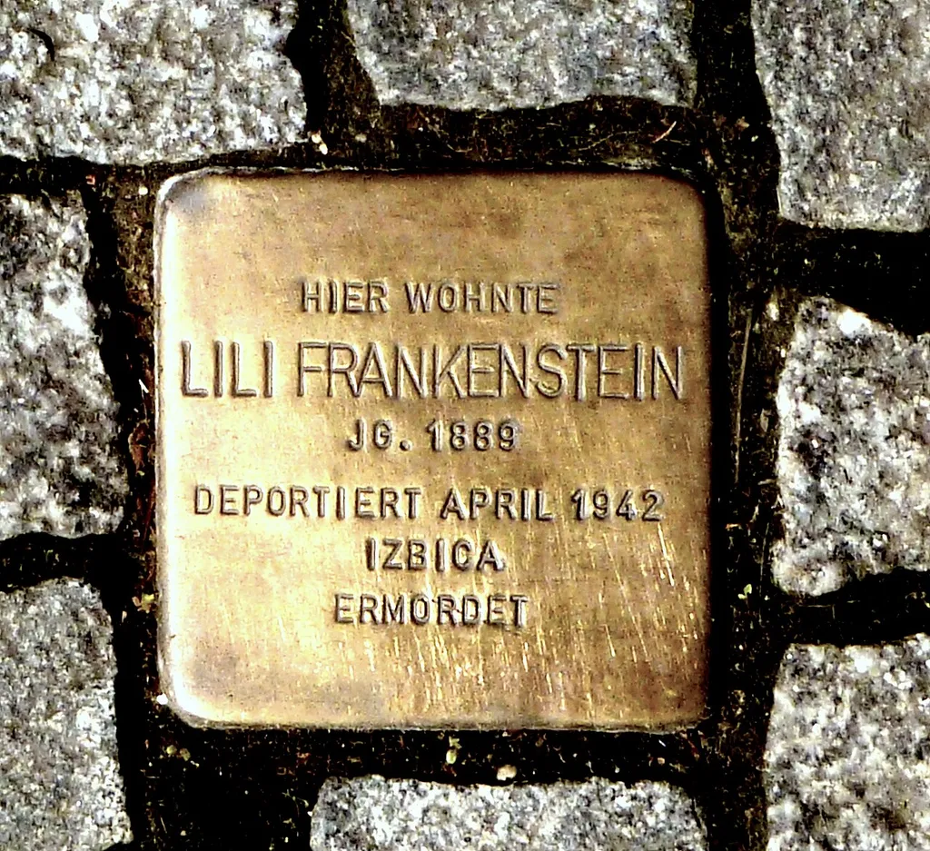 Stolperstein dedicated to Lili Frankenstein
