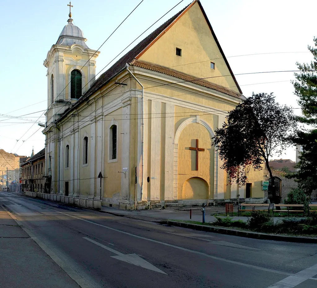 A hospital and church built by franciscan monks in 1735 - 1851, in Timișoara, Romania