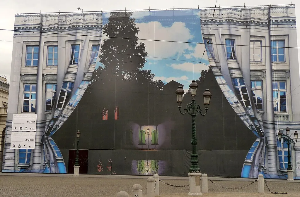 Royal Museums of Fine Arts in Belgium, Brussels. Installation of the new Magritte-Museum 2008/09