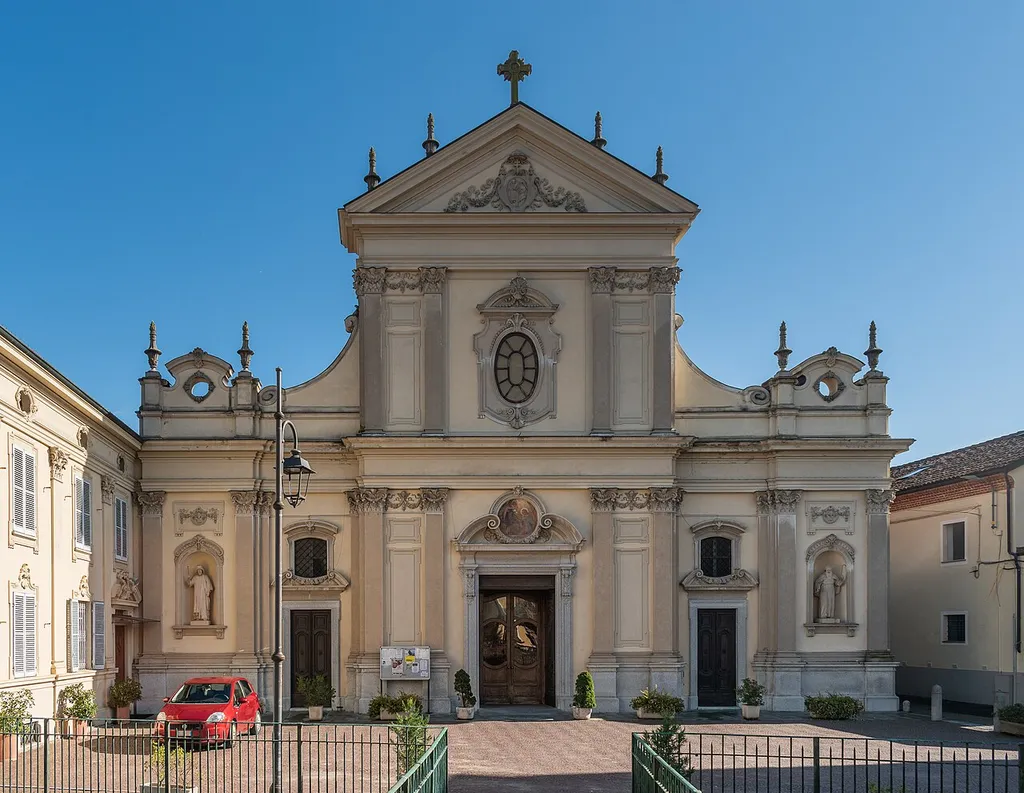 Santa Maria Maggiore church in Poirino, Piedmont, Italy