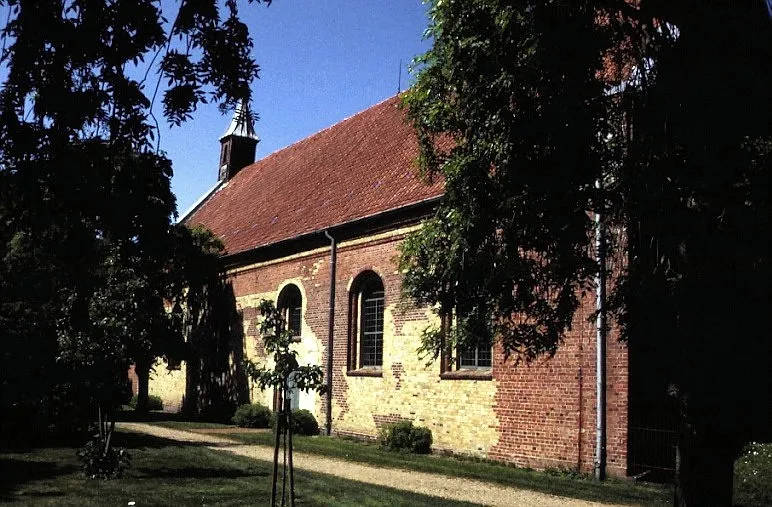 Niebüll Kristkirke i Sydslesvig. Niebüll Christuskirke
