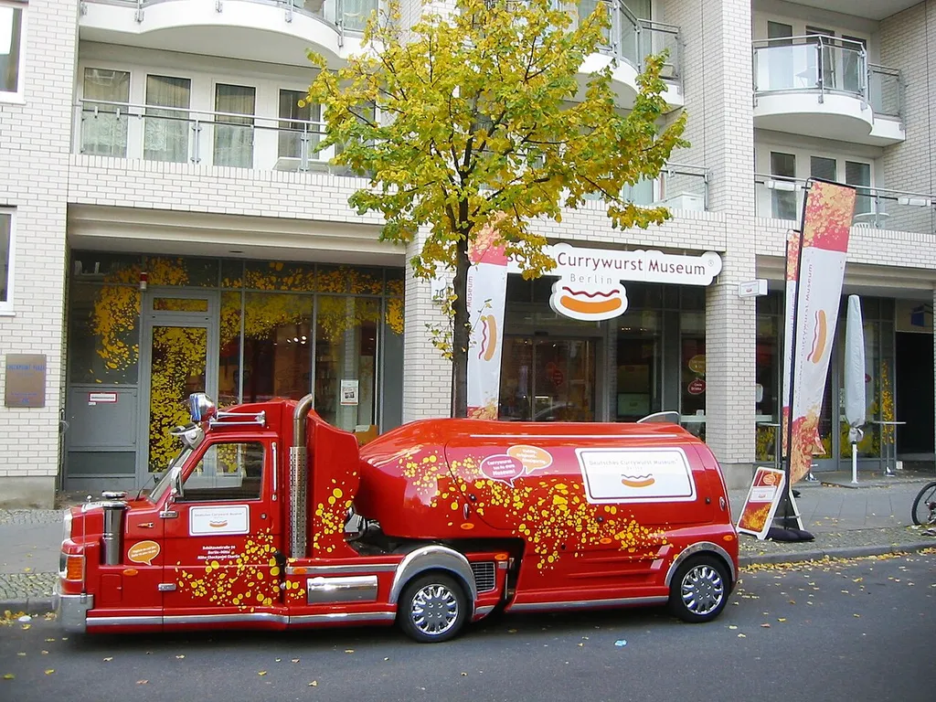 Deutsches Currywurst Museum in der Schützenstraße in Berlin-Mitte