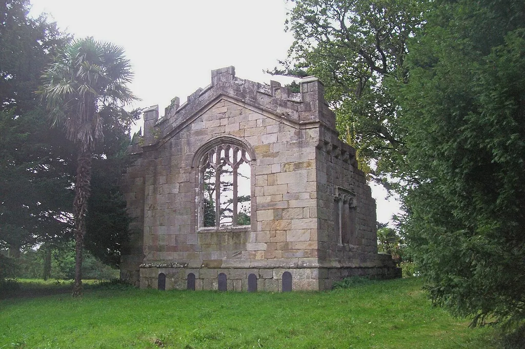 Penrhyn Castle, ruin of former castle chapel