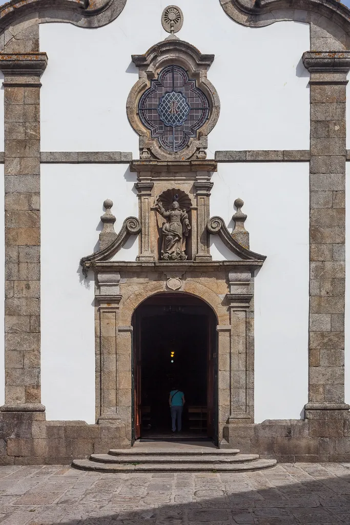 Portal of the church of A Guarda, Galicia (Spain).